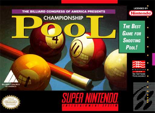 Championship Pool  Snes